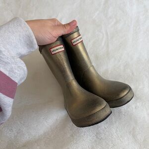 Hunter Kids Nebula Rain Boots Girl’s Size 10c
